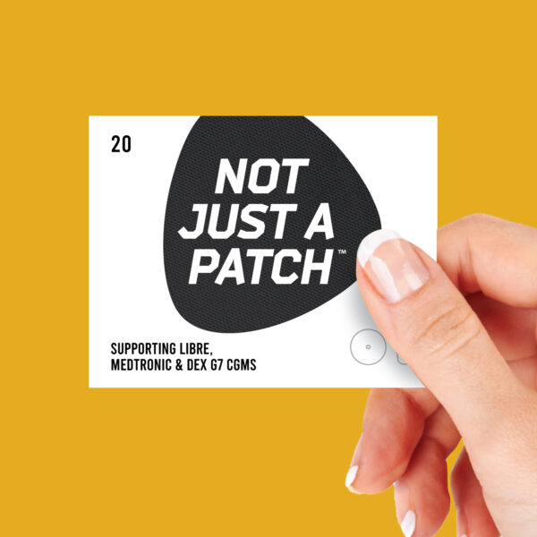 Original Patches for Freestyle Libre 1 & 2 | Medtronic | Lingo - Black - 20 pack