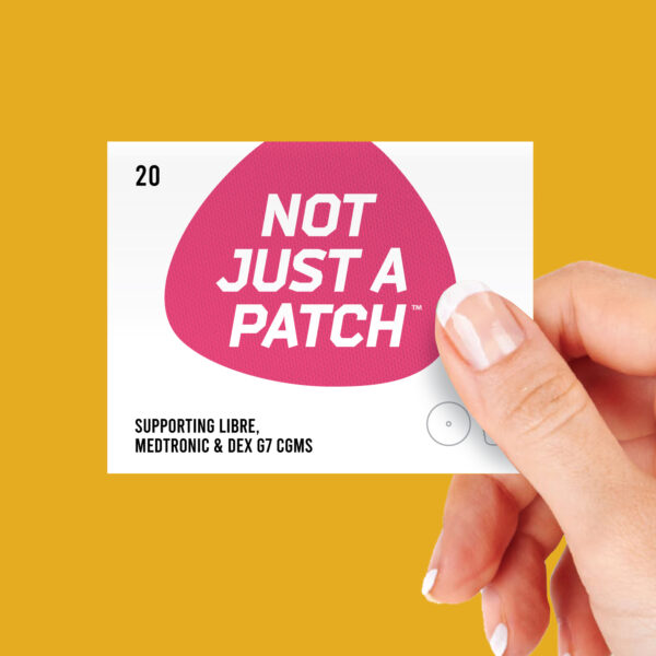 Freestyle Libre pink patch and Medtronic pink patch