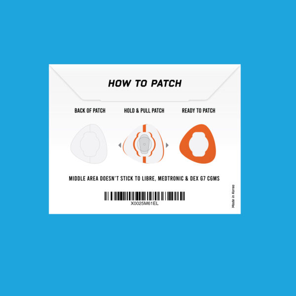 Freestyle Libre orange patches and Medtronic orange patches