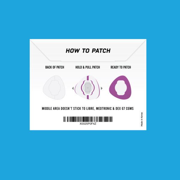 Freestyle Libre purple patches and Medtronic purple patches