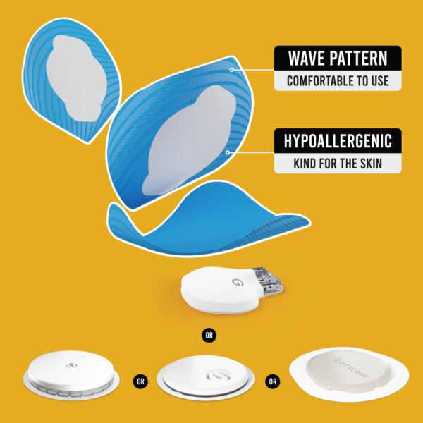 Freestyle Libre blue patches and Medtronic blue patches
