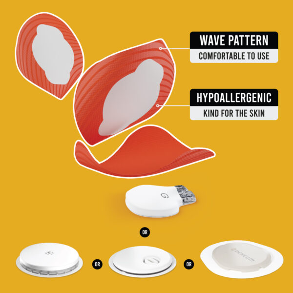 Freestyle Libre orange patches and Medtronic orange patches