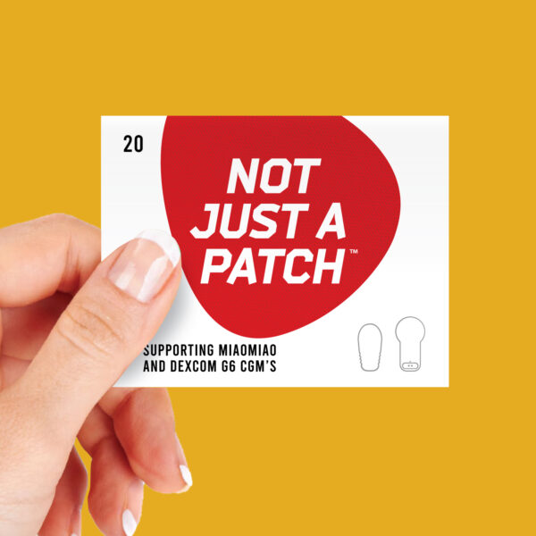 Original Patches for Dexcom G6 & MiaoMiao - Red - 20 pack