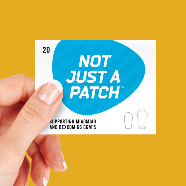 Original Patches for Dexcom G6 & MiaoMiao - Blue - 20 pack