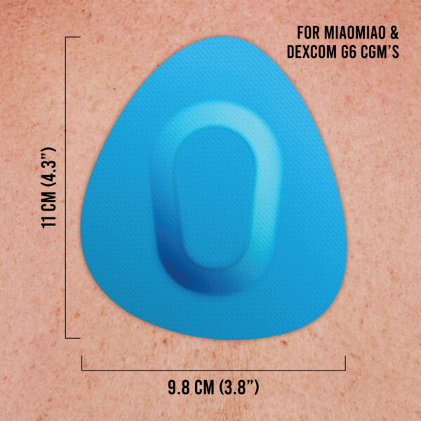 Original Patches for Dexcom G6 & MiaoMiao - Blue - 20 pack
