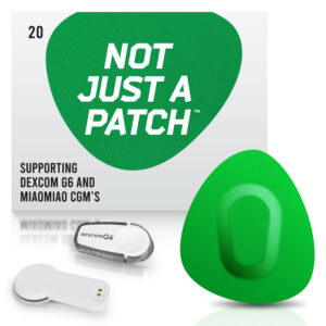 Original Patches for Dexcom G6 & MiaoMiao - Green - 20 pack