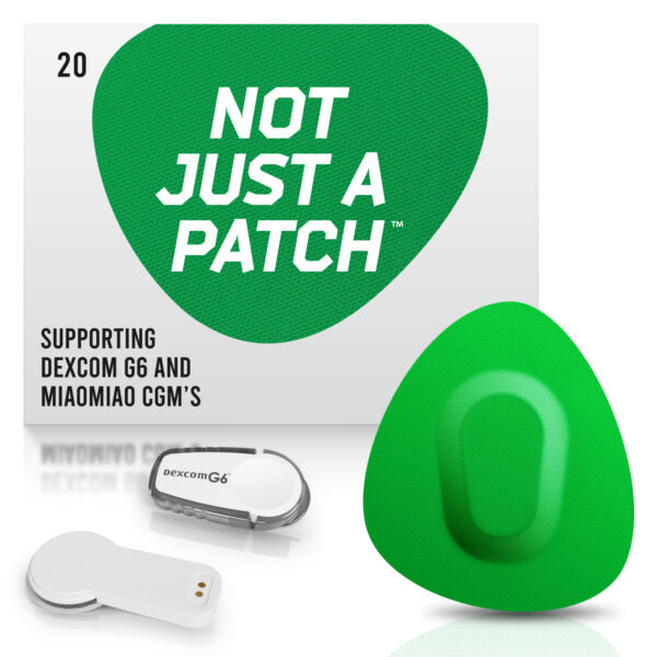 Original Patches for Dexcom G6 & MiaoMiao - Green - 20 pack