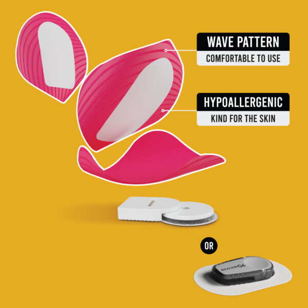 Original Patches for Dexcom G6 & MiaoMiao - Pink - 20 pack