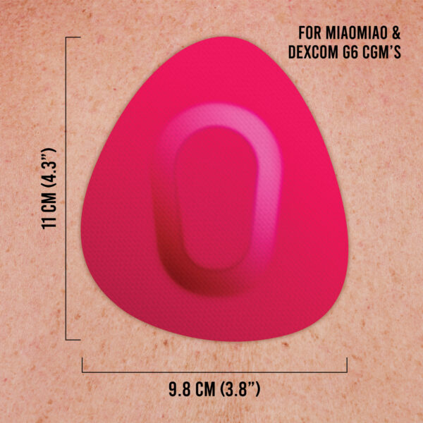 Original Patches for Dexcom G6 & MiaoMiao - Pink - 20 pack
