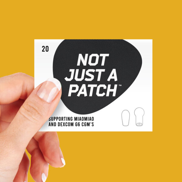 Original Patches for Dexcom G6 & MiaoMiao - Black - 20 pack
