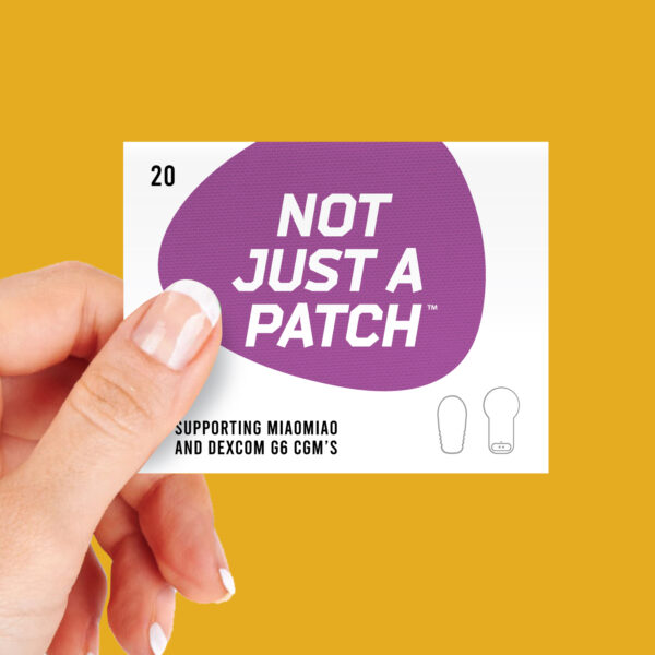 Original Patches for Dexcom G6 & MiaoMiao - Purple - 20 pack