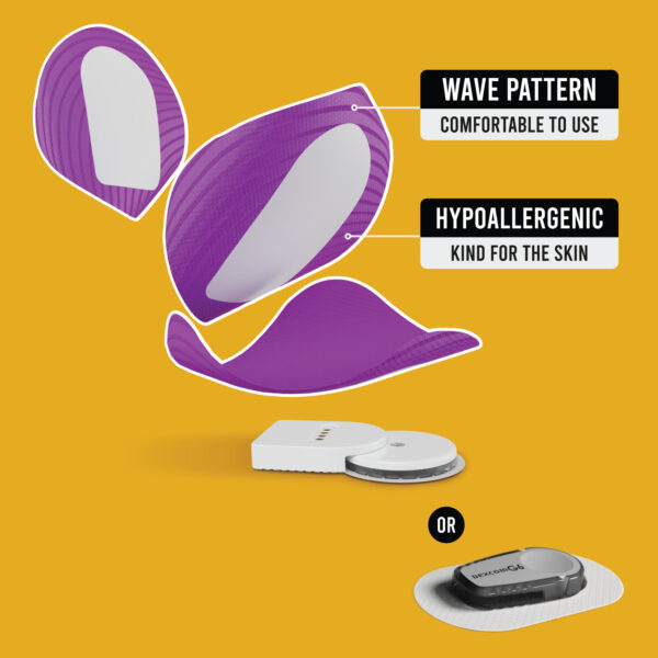 Original Patches for Dexcom G6 & MiaoMiao - Purple - 20 pack