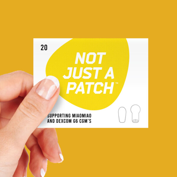 Original Patches for Dexcom G6 & MiaoMiao - Yellow - 20 pack