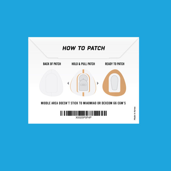 Original Patches for Dexcom G6 & MiaoMiao - Beige - 20 pack