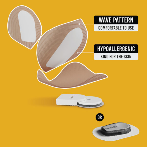 Original Patches for Dexcom G6 & MiaoMiao - Beige - 20 pack