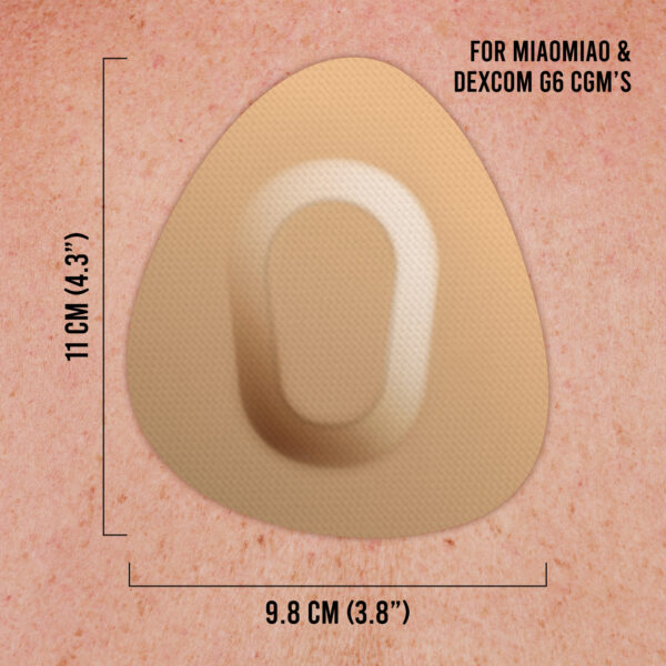 Original Patches for Dexcom G6 & MiaoMiao - Beige - 20 pack