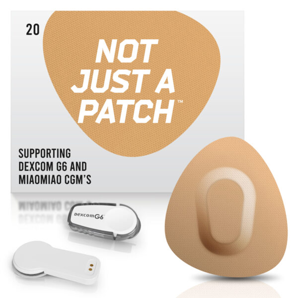 Original Patches for Dexcom G6 & MiaoMiao - Beige - 20 pack