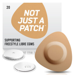 Original Patches for Freestyle Libre 1 & 2 | Medtronic | Lingo - Beige - 20 pack - Freestyle Libre