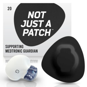 Original Patches for Freestyle Libre 1 & 2 | Medtronic | Lingo - Black - 20 pack - Medtronic Guardian