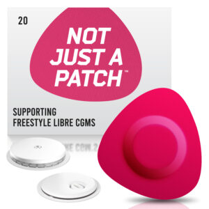Freestyle Libre pink patch and Medtronic pink patch