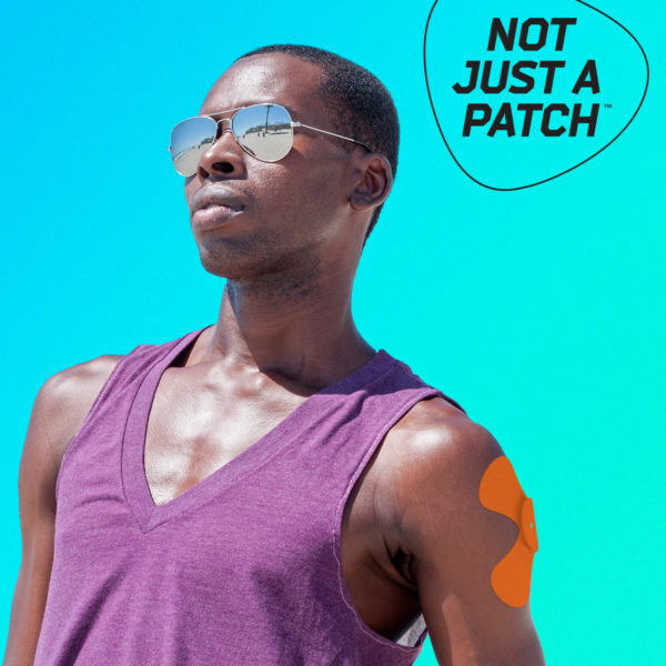 X-Patches for Freestyle Libre 1 & 2, Medtronic, Omnipod and Lingo - Orange - 20 pack