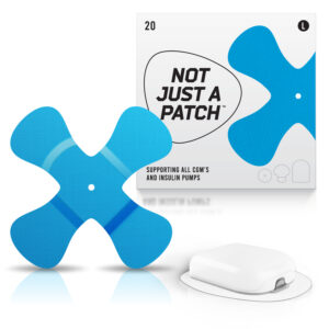 omnipod patch blue color