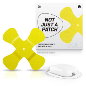 omnipod patch yellow color