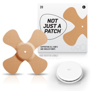 X-Patches for Freestyle Libre 1 & 2, Medtronic, Omnipod and Lingo - Beige - 20 pack - Freestyle Libre X-patch
