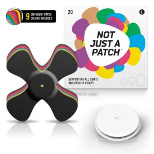 X-Patches for Freestyle Libre 1 & 2, Medtronic, Omnipod and Lingo - Multicolour - 20 pack - Freestyle Libre X-patch