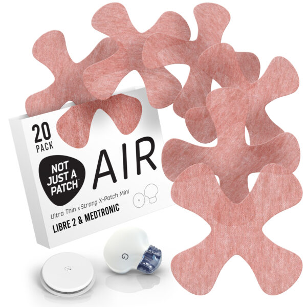 X-Mini Air for Libre 1 & 2 | Medtronic | Lingo - Brown - 20 pack
