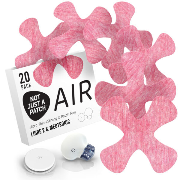 X-Mini Air for Libre 1 & 2 | Medtronic | Lingo - Pink- 20 pack