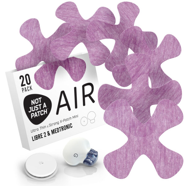 X-Mini Air for Libre 1 & 2 | Medtronic | Lingo - Purple- 20 pack