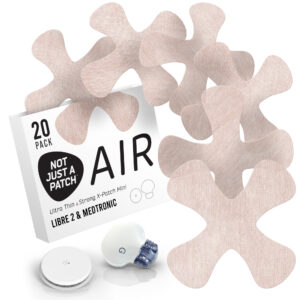 X-Mini Air for Libre 1 & 2 | Medtronic | Lingo - Tan - 20 pack - Freestyle Libre X-patch