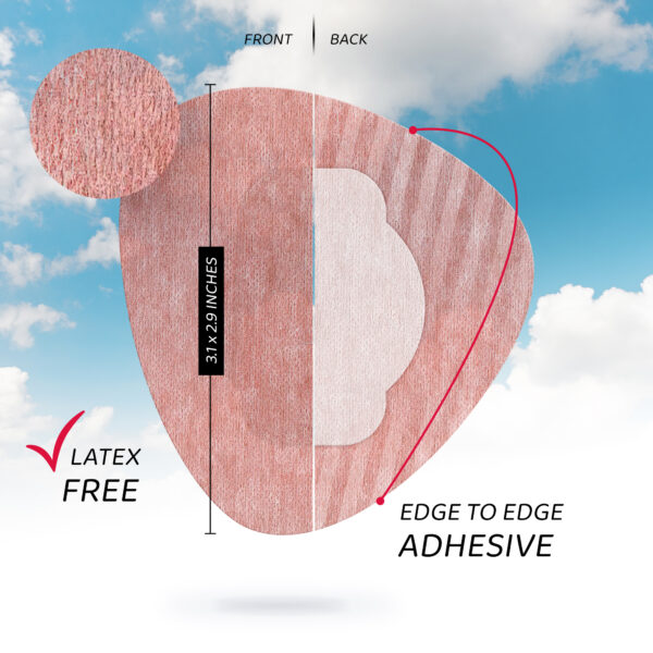 Air Patches for Freestyle Libre 1 & 2 | Medtronic | Lingo - Brown - 20 pack