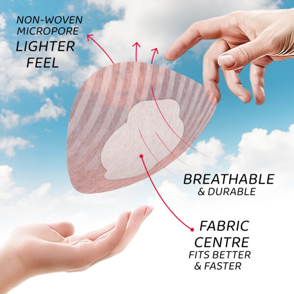 Air Patches for Freestyle Libre 1 & 2 | Medtronic | Lingo - Brown - 20 pack