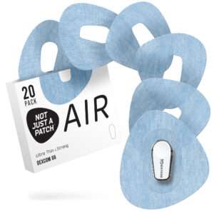 Air Patches for Dexcom G6 - Blue - 20 pack - Dexcom