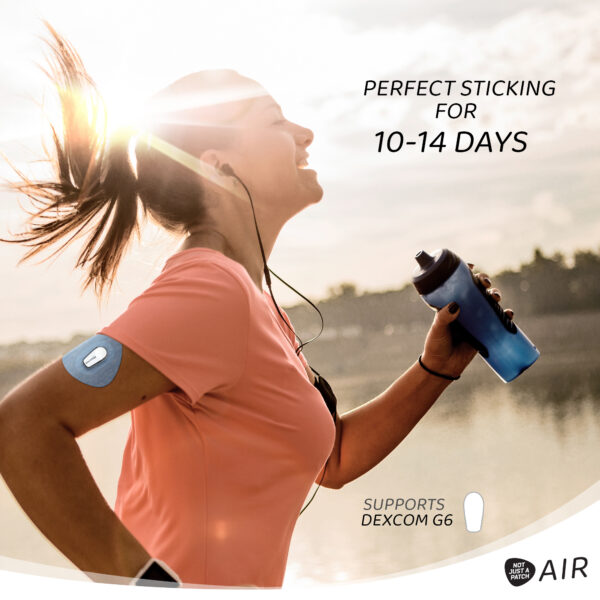 Air Patches for Dexcom G6 - Blue - 20 pack
