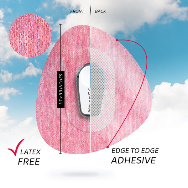 Air Patches for Dexcom G6 - Pink - 20 pack