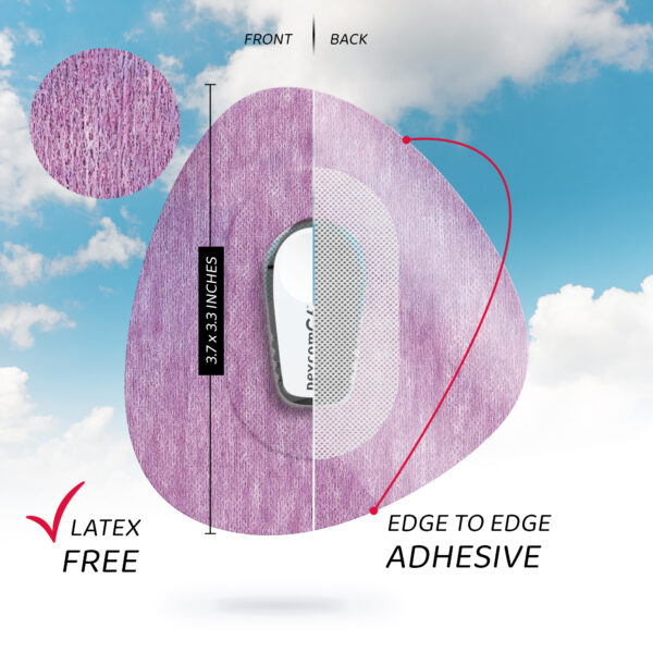 Air Patches for Dexcom G6 - Purple - 20 pack