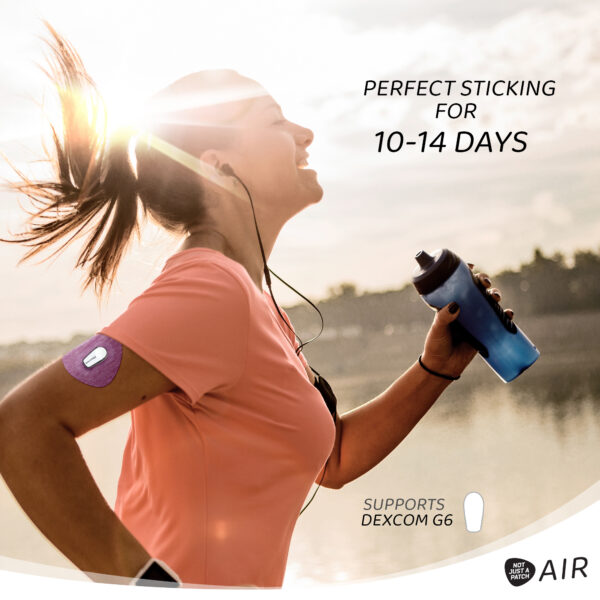 Air Patches for Dexcom G6 - Purple - 20 pack