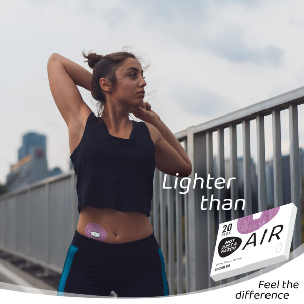 Air Patches for Dexcom G6 - Purple - 20 pack