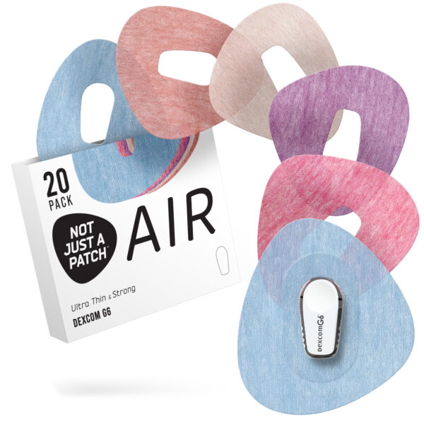 Air Patches for Dexcom G6 - Multicolour - 20 pack