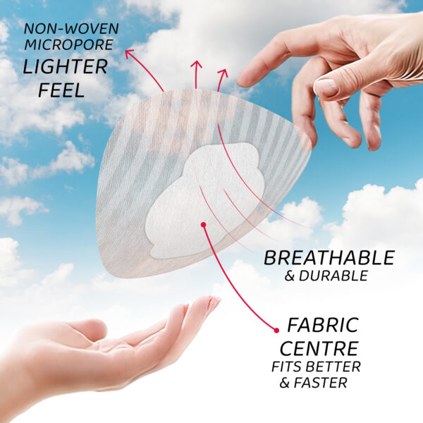 Air Patches for Freestyle Libre 1 & 2 | Medtronic | Lingo - Tan - 20 pack