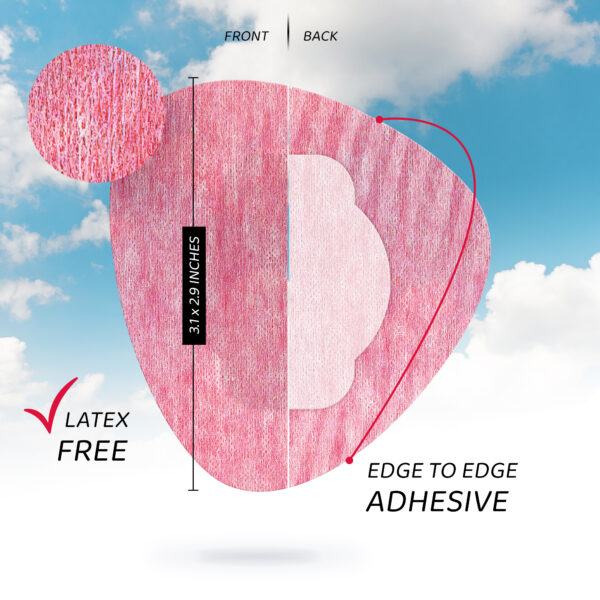 Air Patches for Freestyle Libre 1 & 2 | Medtronic | Lingo - Pink - 20 pack