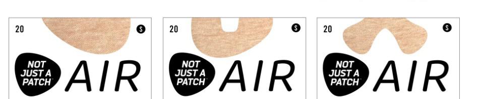 AIR patches packaging
