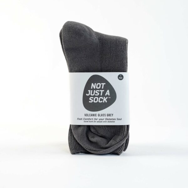 Not Just a Sock - Volcanic Glass Grey
