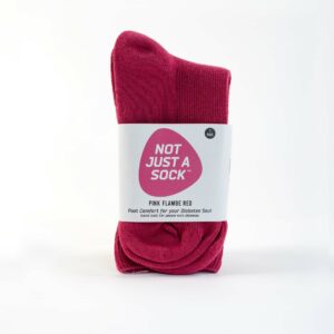 Not Just a Sock - Pink Flambe Red