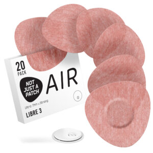 Air Patch for Freestyle Libre 3 - Brown - 20 Pack