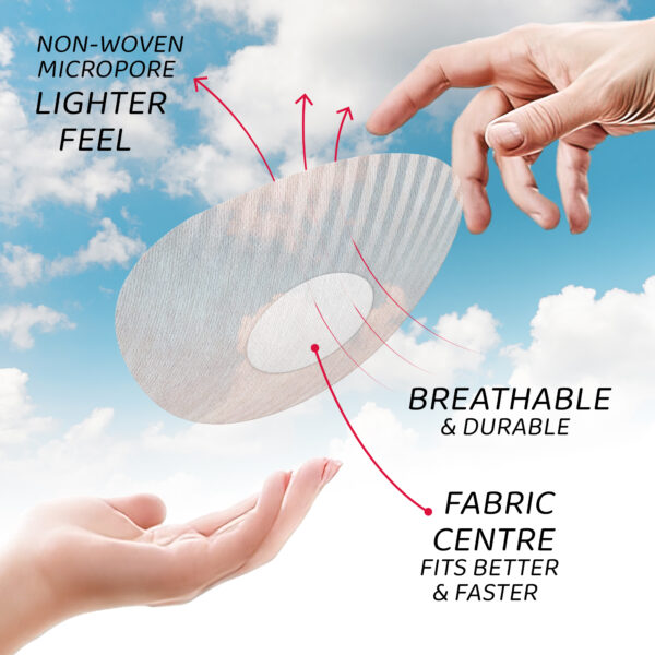 Air Patch for Freestyle Libre 3 - Beige - 20 Pack