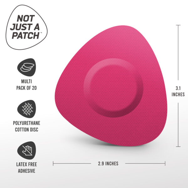 Original Patches for Freestyle Libre 1 & 2 | Medtronic | Lingo - Multicolour - 20 pack